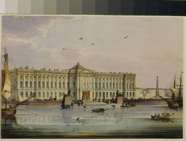The Imperial Academy of Arts in Saint Petersburg (Album of Marie Taglioni) van Unbekannter Künstler