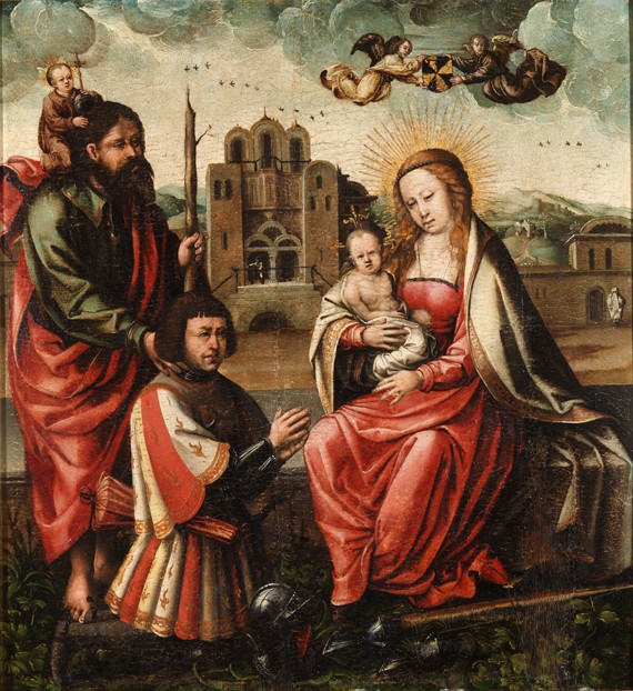 The Virgin of Cristóbal Colón van Unbekannter Künstler