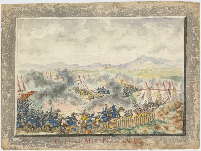 The Battle of Rymnik on September 22, 1789 van Unbekannter Künstler