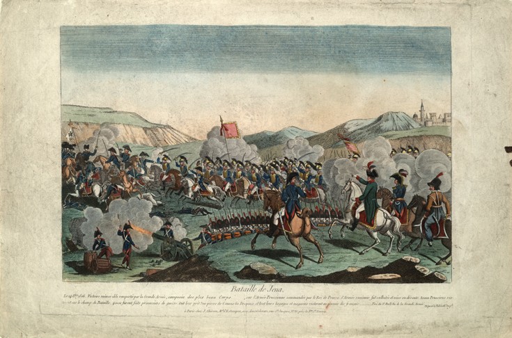 The Battle of Jena van Unbekannter Künstler