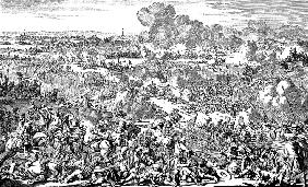 The Battle of Mollwitz on April 10, 1741