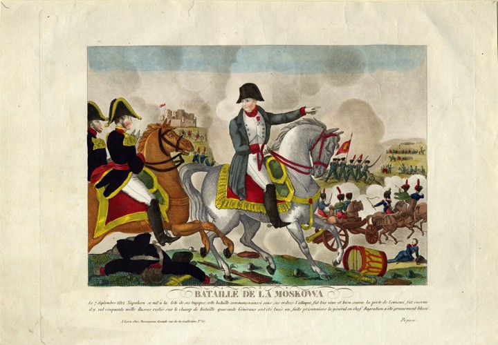 The Battle of Borodino on August 26, 1812 van Unbekannter Künstler