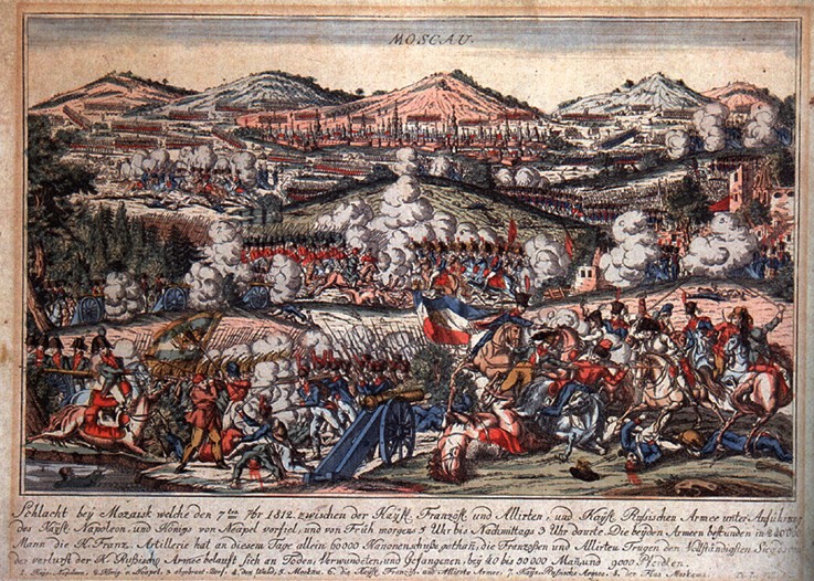 The Battle of Mozhaysk on August 26, 1812 van Unbekannter Künstler