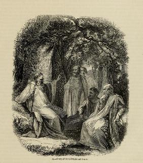 Group of Archdruids and Druids (From the book "Old England: A Pictorial Museum")