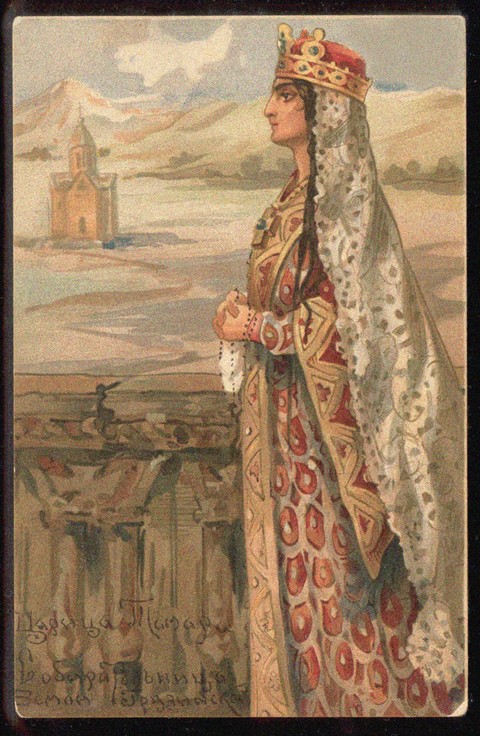 Saint Tamar of Georgia van Unbekannter Künstler