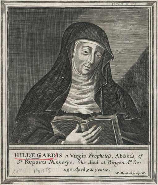 Hildegard of Bingen van Unbekannter Künstler