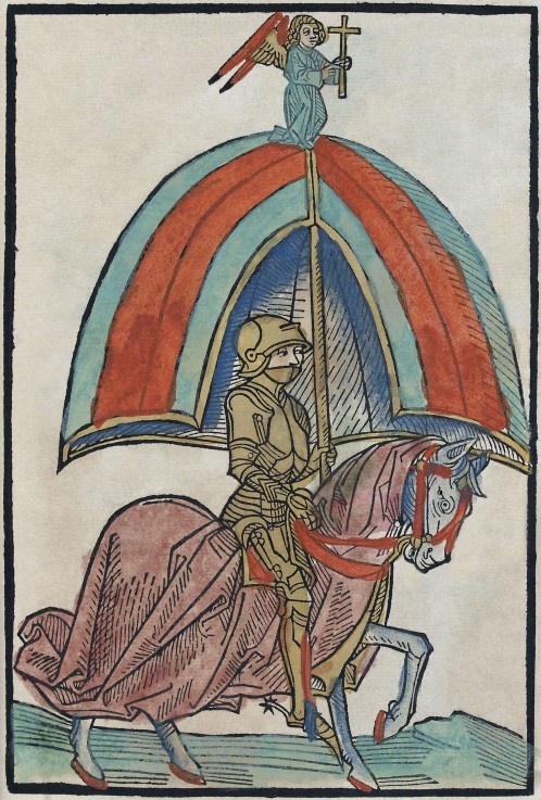 Illustration from the Richental's illustrated chronicle van Unbekannter Künstler