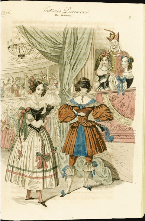 Illustration from the Frankfurt edition of  Journal des Dames et des Modes van Unbekannter Künstler