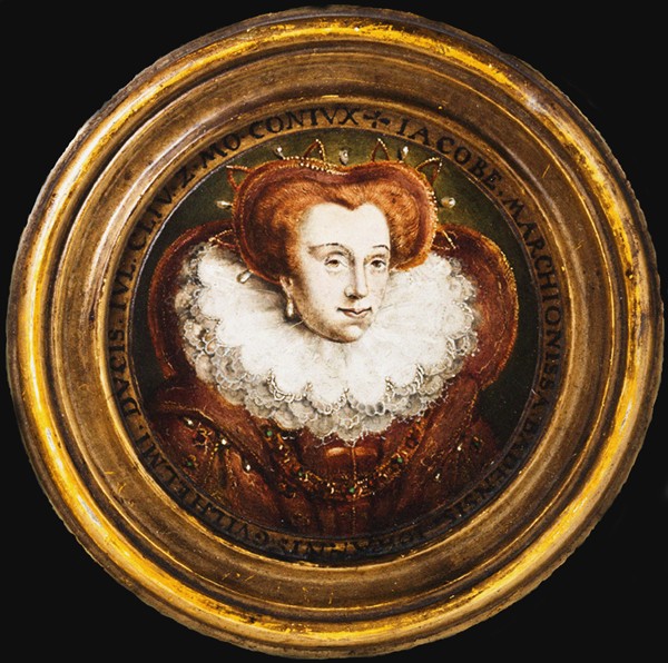Princess Jakobea of Baden (1558-1597) van Unbekannter Künstler