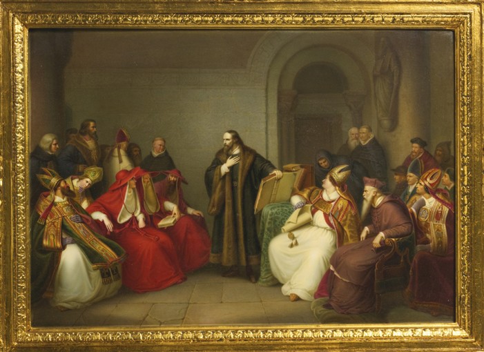 John Hus before Council of Constance van Unbekannter Künstler