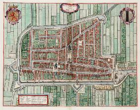 Map of Delft (Delfi Batavorum)