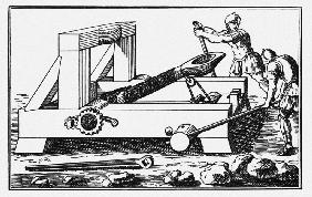 Archimedes Siege Catapult. From The Histories by Polybius