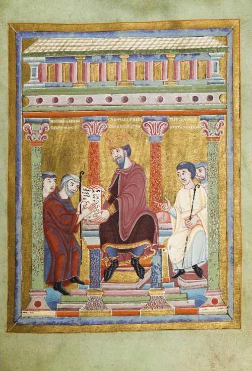 Henry III, Holy Roman Emperor (Evangelarium for Henry III) van Unbekannter Künstler