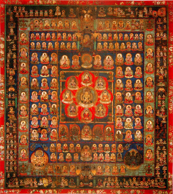 Garbhadhatu Mandala van Unbekannter Künstler