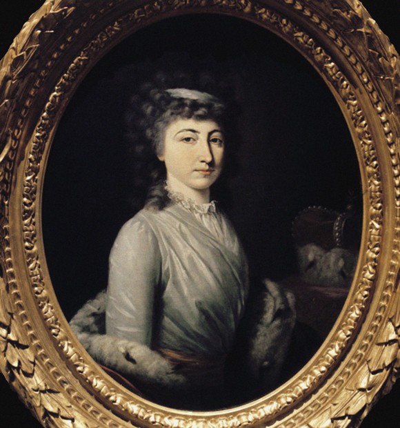 Archduchess Maria Leopoldine of Austria-Este (1776-1848) van Unbekannter Künstler