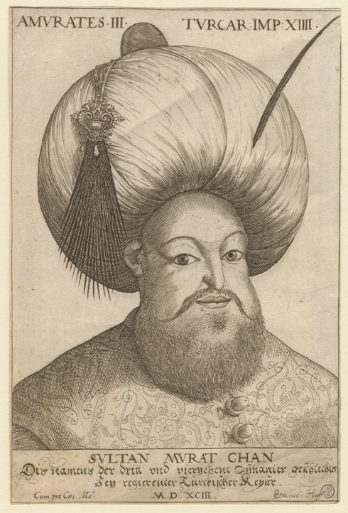 Murad III (1546-1595), Sultan of the Ottoman Empire van Unbekannter Künstler