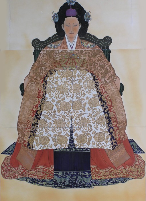 Myeongseong (1851-1895), Empress of Korea van Unbekannter Künstler
