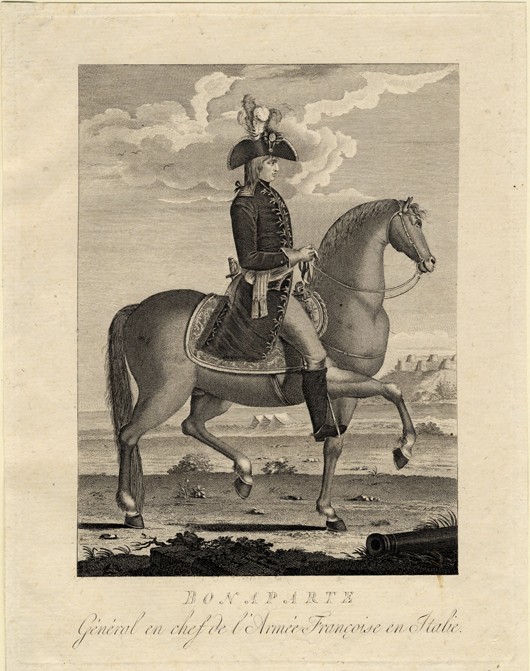 Napoleon as commander of the Army of Italy van Unbekannter Künstler