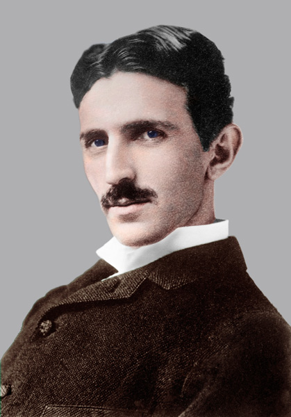 Nikola Tesla, Serb-US physicist van Unbekannter Künstler