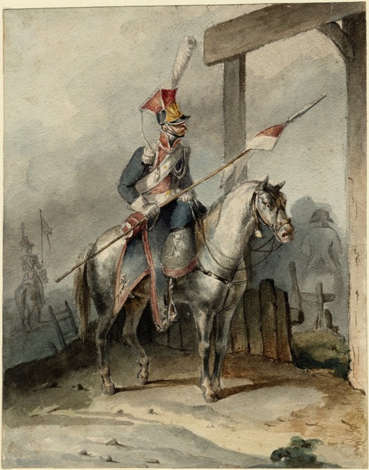 Polish chevauleger of the French Imperial Guard van Unbekannter Künstler