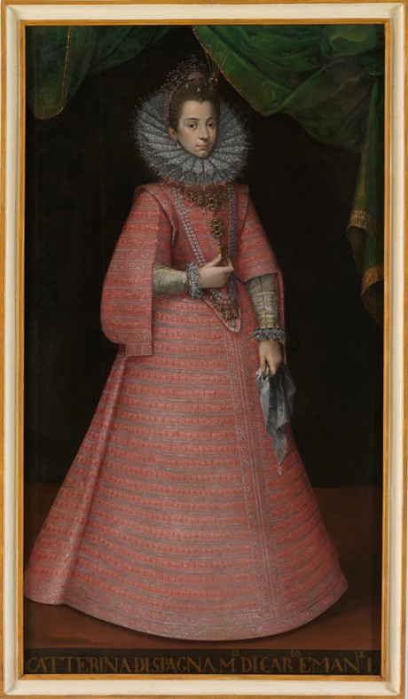 Portrait of the Infanta Catherine Michelle of Spain (1567-1597) van Unbekannter Künstler