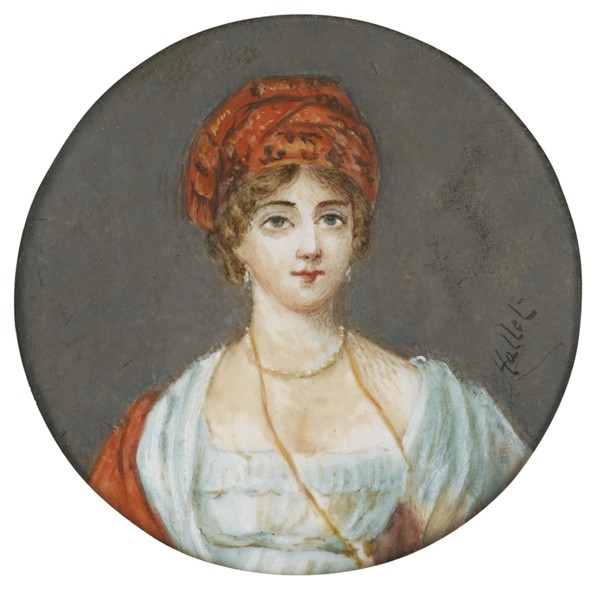 Portrait of the Italian singer Angelika Catalani (1780-1849) van Unbekannter Künstler