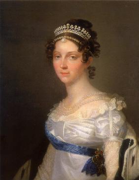 Portrait of Empress Elizabeth Alexeievna, Princess Louise of Baden (1779-1826)
