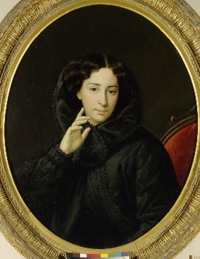 Portrait of the actress of the Imperial theatre Vera Samoylova