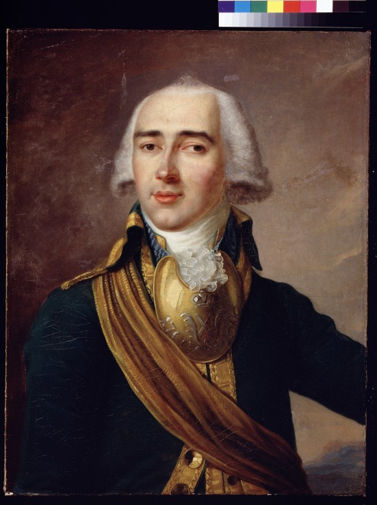 Portrait of the Poet Ivan Ivanovich Dmitriev (1760-1837) van Unbekannter Künstler