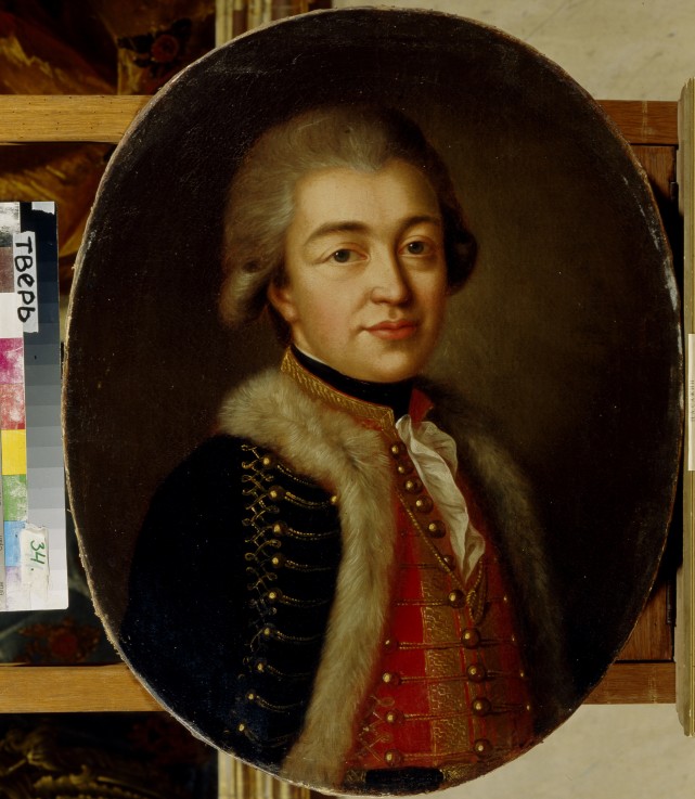 Portrait of Prince Stepan Borisovich Kurakin (1754-1805) van Unbekannter Künstler