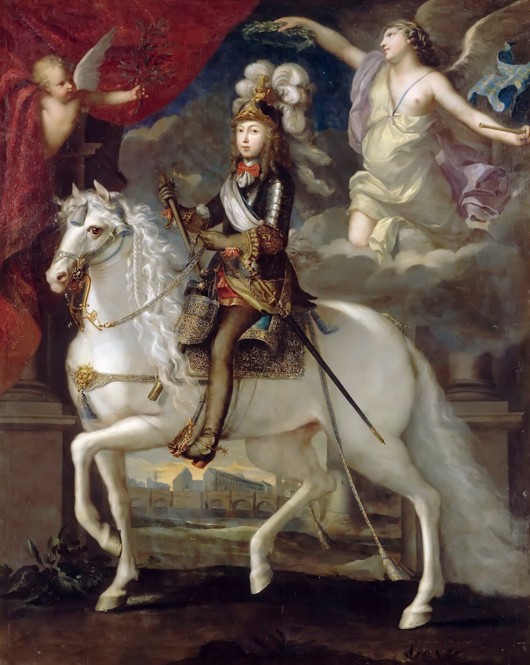 Portrait of the King Louis XIV (1638–1715) as a Child van Unbekannter Künstler