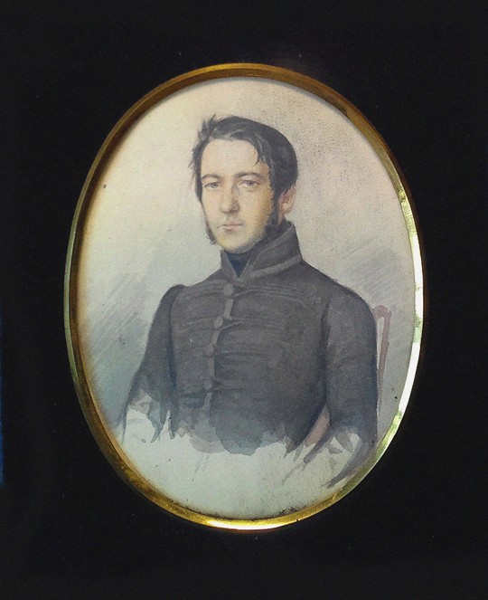 Portrait of the composer Mikhail I. Glinka (1804-1857) van Unbekannter Künstler