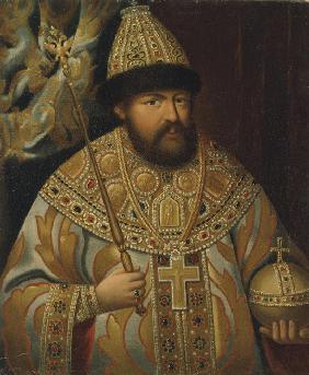 Portrait of the Tsar Alexis I Mikhailovich of Russia (1629-1676)