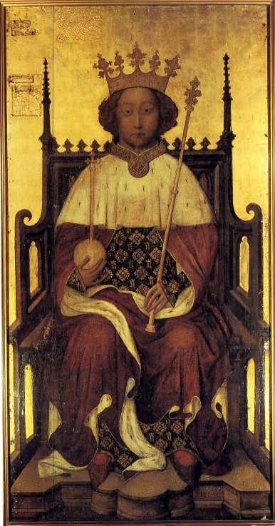 Portrait Richard II of England van Unbekannter Künstler