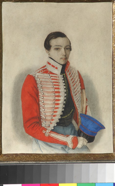 Portrait of Alexander Ivanovich Bezobrazov van Unbekannter Künstler