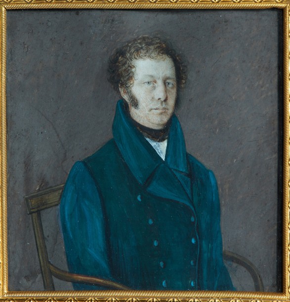 Portrait of Alexey Gavrilovich Popov (1760-1857) van Unbekannter Künstler