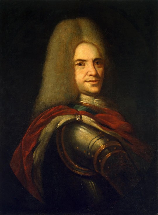 Portrait of Count Grigory Fyodorovich Dolgoruky (1656-1723) van Unbekannter Künstler