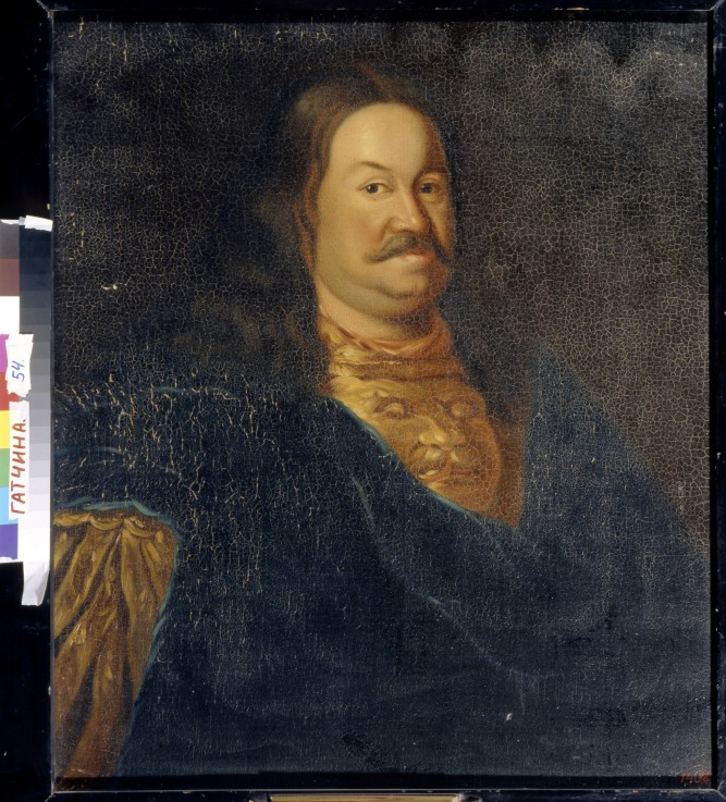 Portrait of Senator Prince Yakov Fyodorovich Dolgorukov (1639-1720) van Unbekannter Künstler