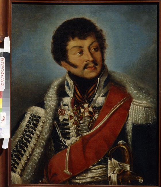 Portrait of the General Dmitry Dmitrievich Shepelev (1771-1841) van Unbekannter Künstler