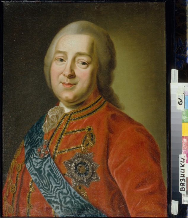 Portrait of General Count Nikita Ivanovich Panin (1718-1783) van Unbekannter Künstler