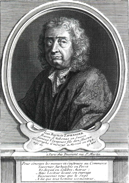 Portrait of Jean Baptiste Tavernier van Unbekannter Künstler