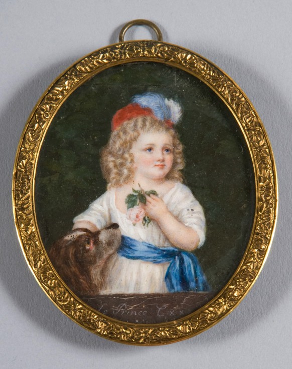 Portrait of Louis-Charles, Prince Royal of France (1785-1795) van Unbekannter Künstler