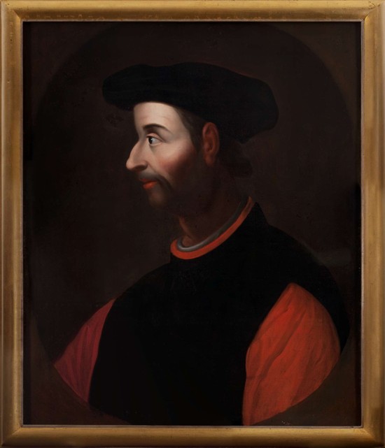 Portrait of Niccolò Machiavelli (1469-1527) van Unbekannter Künstler