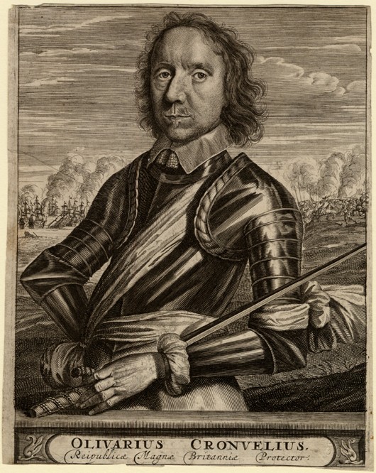 Portrait of Oliver Cromwell van Unbekannter Künstler