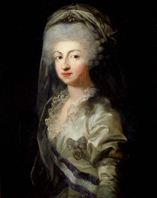 Portrait of Princess Carolina Maria Teresa Giuseppa of Parma (1770-1804) van Unbekannter Künstler