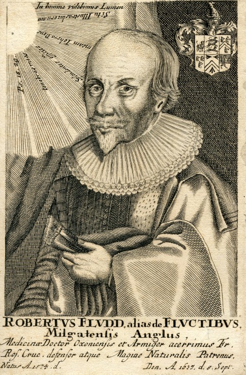 Portrait of Robert Fludd (1574-1637) van Unbekannter Künstler
