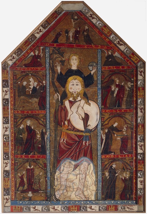 Retable of Saint Christopher van Unbekannter Künstler