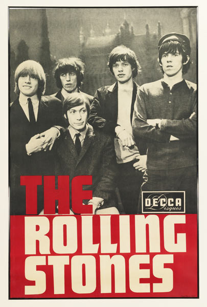 The Rolling Stones. Poster for the Paris Olympia van Unbekannter Künstler