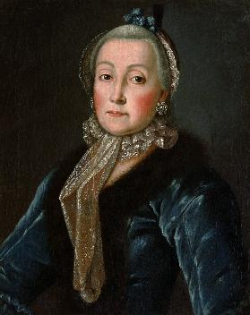 Portrait of Countess Anna Danilovna Trubetskaya (1710-1780), née Drutskaya-Sokolinskaya