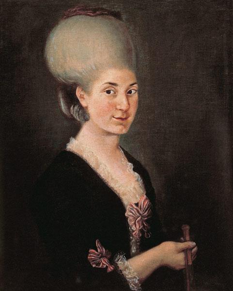 Maria Anna (Nannerl) Mozart (1751-1829), sister of Wolfgang Amadeus Mozart